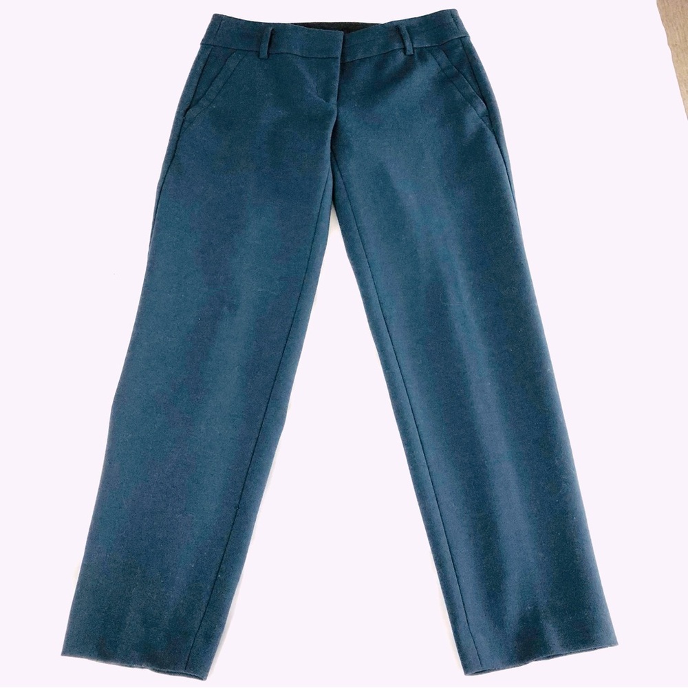 Loft Dark Turquoise Marisa Wool Pants - Picture 16 of 16